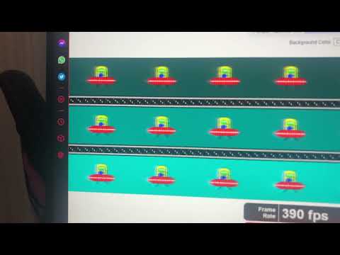 Acer XV252QF 390hz vs Zowie XL2546K (Ghosting/UFO Test) Side to side