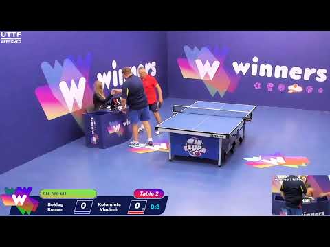 WINners CUP table 2  11.09 Boklag Roman - Kolomiets Vladimir  17:00