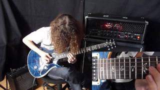 GUITAR COVER The Gargoyle ( Paul Gilbert ) Multi-cam [ HD ]