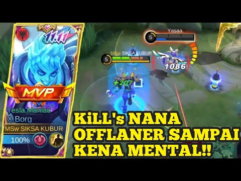X-BORG KILL's NANA OFFLANER‼️SANGAT MERESAHKAN MOLINA |BEST BUILD X-BORG 2022 | X-BORG BUILD DAMAGE