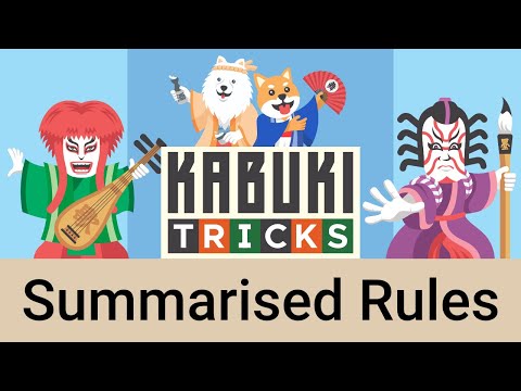 Kabuki Tricks Summarised Game Rules