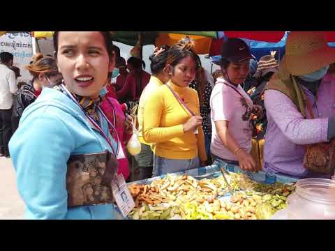 Asian Street Food Tour - Foods For Sales At Garment Factory