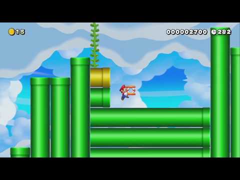 Pipes Aplenty, Perhaps Too Many by Bernzai3 - Super Mario Maker 2 - No Commentary 1bx