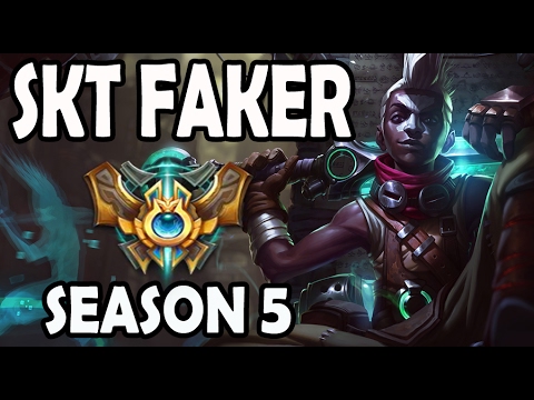 SKT T1 Faker Ekko vs Ryze MID Ranked Challenger Korea