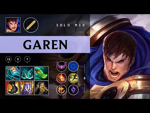 Garen Mid vs Fizz - EUW Master Patch 25.23