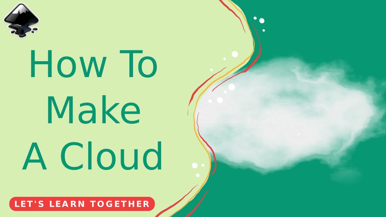 Tutorial How To Make Simple Cloud | Inkscape