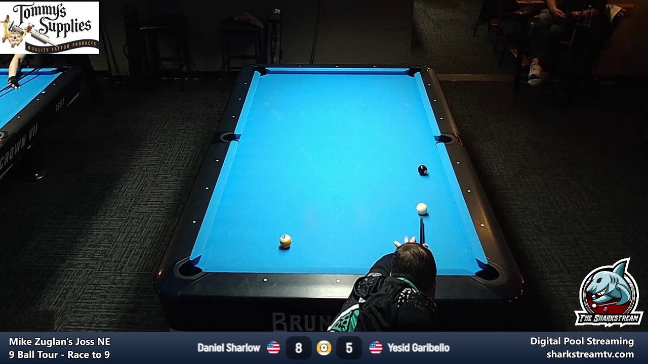 Mike Zuglan's Joss NE 9-Ball Tour - Daniel Sharlow vs. Yesid Garibello [4/18/2026]