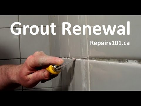 How to Make Your Bath / Shower Surround Grout Look New Again!