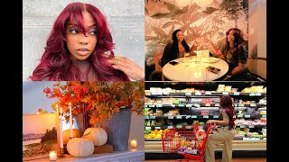 Fall Vlog | NEW Hair Color, Date Night With My Friend From High School, Grocery Shopping and MORE