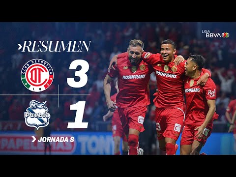 TOLUCA 3-1 PUEBLA J8 | El Diablo anda suelto y vuelve a golear en casa | Apertura 2025