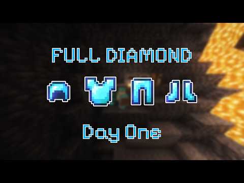 Survival Completion Day 1: Full Diamond Armor