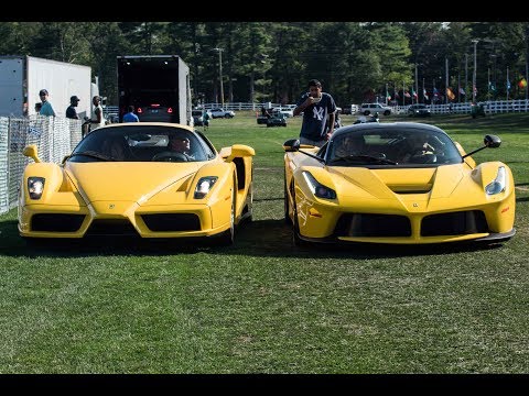 EPIC Ferrari Enzo & Ferrari LaFerrari Start Up & Rev Battle!