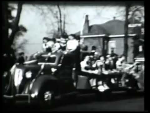 St. Charles High School Homecoming Parade Clip - Late 1930's