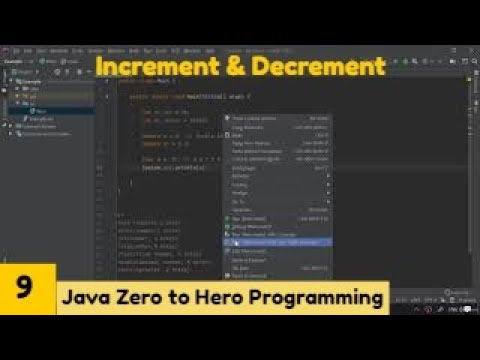 Increment Decrement Java 2021complete Java Masterclasszero To Hero Programming Udemy Course