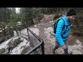Maligne Canyon in the SPRING | Jasper, Alberta, Canada | Virtual Running Videos