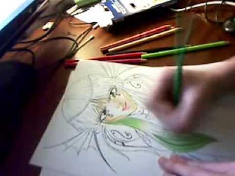 comment colorier avec crayons aquarellables