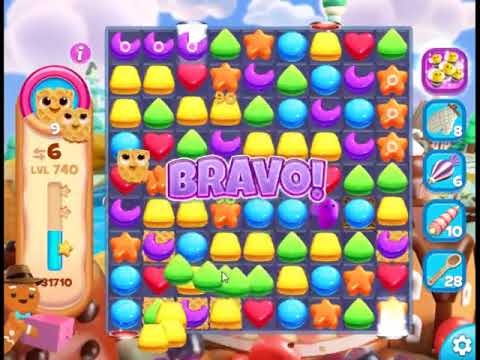 Cookie Jam Blast Level 740 - NO BOOSTERS 🍪 | SKILLGAMING ✔️