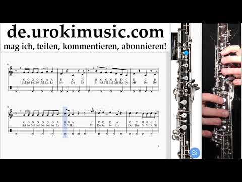 Oboenunterricht Ariana Grande - No Tears Left To Cry Noten Lernen um-ih995