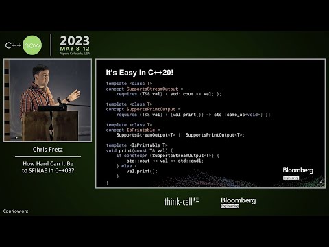 Lightning Talk: How Hard Can it be to SFINAE in C++03? - Christopher Fretz - CppNow 2023
