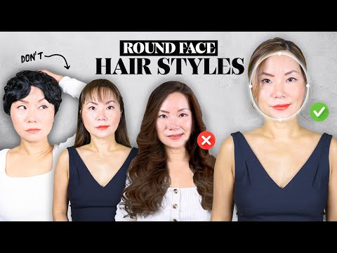 5 Best and Worst Hair Styles if you have a round face...