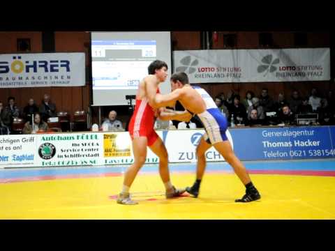 RINGEN: VfK Schifferstadt - Schrießheim: Denis Kudla-Pascal Eisele (3-3)