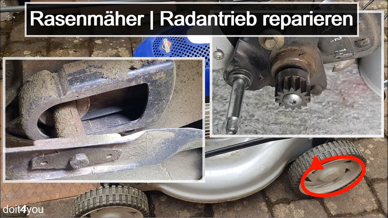 Rasenmäher - Radantrieb reparieren | DIY | How To | TUTORIAL