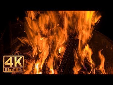 4K Relaxing Campfire Footage with Crackling Sounds Episode 3 CAMPFIRE TRAILER 39