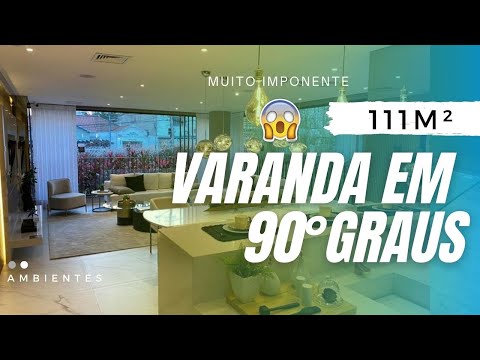 Tour pelo apartamento 111m2 - Varanda grande - Hera Perdizes