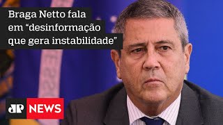 Braga Netto nega pressão sobre Lira para aprovação do voto impresso