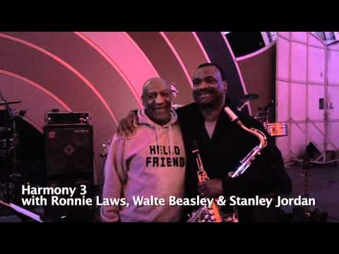 Backstage with Bill Cosby and Harmony 3