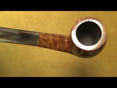 Pipa Amorelli * - Bent Billiard - Bocchino in corno (AM204)