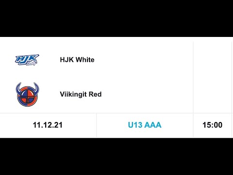HJK White - Viikingit Red AAA U13 (11.12.2021)