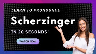 How to pronounce Scherzinger