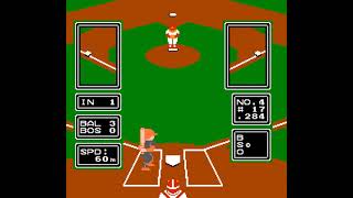 Major League Baseball (NES) original video game | 9-inning session for 1 Player 🎮