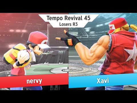 Tempo Revival 45 - nervy (Pkmn Trainer) Vs Xavi (Kazuya, Terry) - LR3 - Smash Ultimate