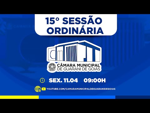 SESSÃO ORDINÁRIA 11 ABRIL 2025 - CÂMARA MUNICIPAL DE GUARANÍ DE GOIÁS