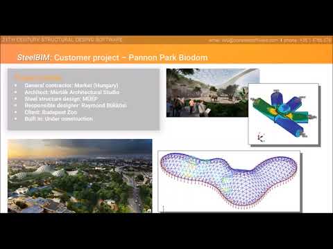 Steel BIM - Structural steel design using Tekla Structures, ConSteel and IDEA StatiCa