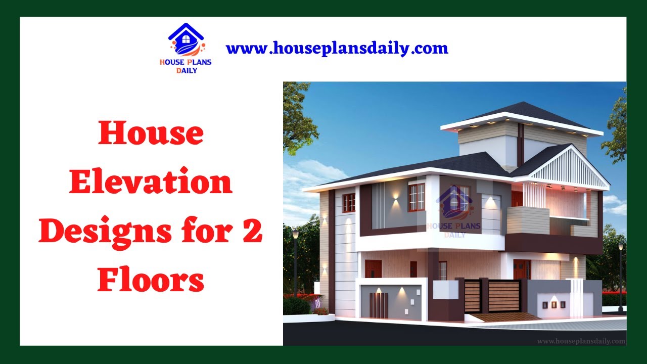Home Elevation Designs for 2 Floors | Exterior Designs