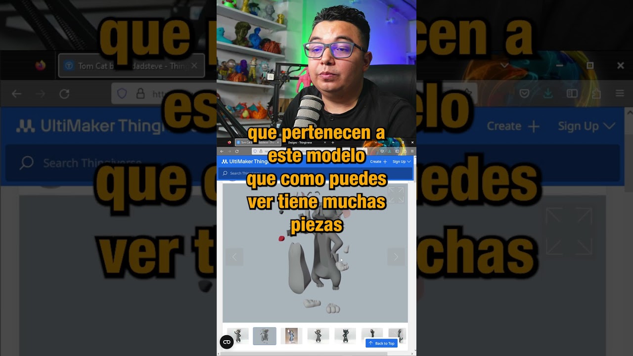 Páginas para descargar modelos 3D parte 1 #shorts #impresion3d