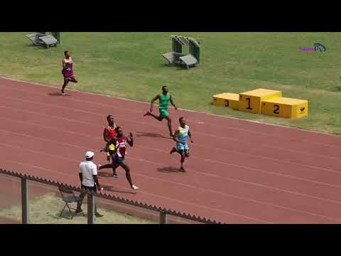Boy's 200m heat 1. 22.18sec. Ashanti Region Inter-co. Zone 5. 2026.