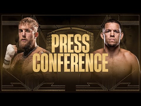 Jake Paul vs. Nate Diaz Launch Press Conference Livestream