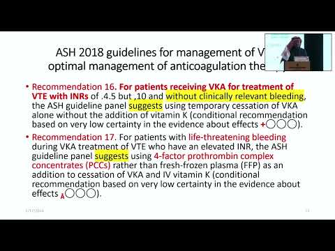 New Anticoagulation Guidelines – Update | Dr. Ashraf Warsi (17 Feb 2024)