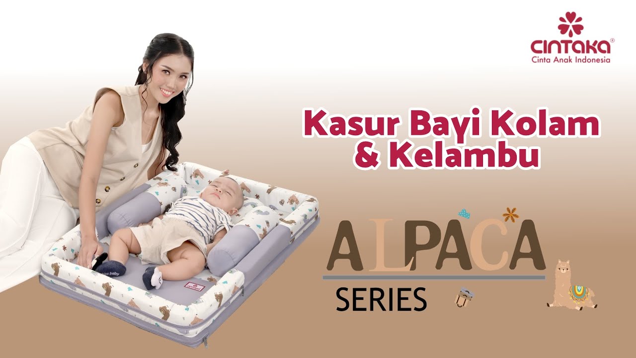 Kasur Bayi Kolam & Kelambu Alpaca Series CBK3442