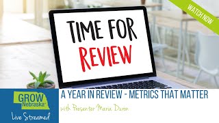 A Year in Review - Metrics that Matter Webinar Recording