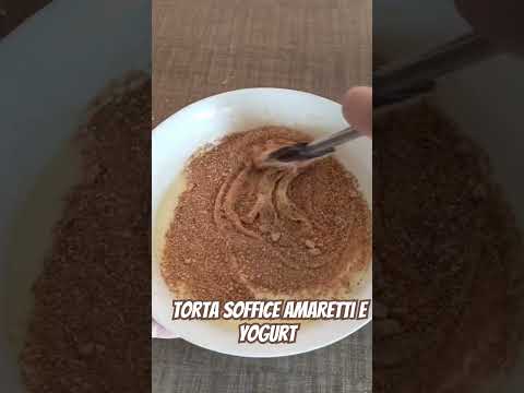 Torta soffice amaretti e yogurt - La Cucina di Sabrina