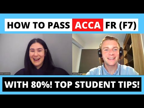 ⭐️ HOW TO PASS ACCA FR (F7) WITH A MARK OF 80%! ⭐️ | ACCA Financial Reporting Exam | ACCA F7