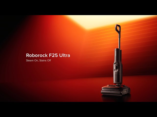 Akku Staubsauger Roborock F25 Ultra 22000 Pa 60 Minuten Dampf 180°C video