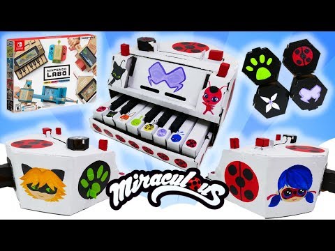 Nintendo Labo Piano Miraculous Ladybug  Custom Painting - Nintendo Switch