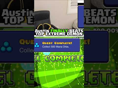 Austin FINALLY BEATS TOP EXTREME DEMON! 👑
