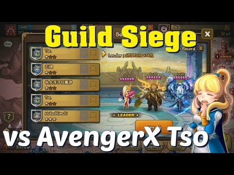 Summoners War - Guild Siege vs AvengerX! A Battle of Procs and RNGs!!!